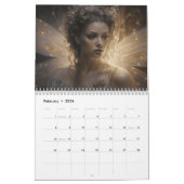 Mystieke Fairy Fantasy Fae Vrouwen 2024 Kalender (Feb 2026)