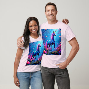 Mystieke Fantasie Eenhoorn Kunst T-shirt
