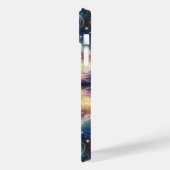 Mystieke Fantasie Kleurrijke Hemelse Verre Kasteel Case-Mate iPhone Case (Achterkant / Links)