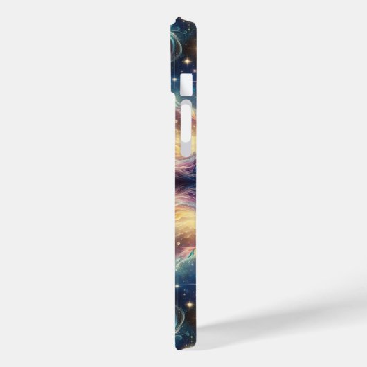 Mystieke Fantasie Kleurrijke Hemelse Verre Kasteel Case-Mate iPhone Case (Achterkant / Links)