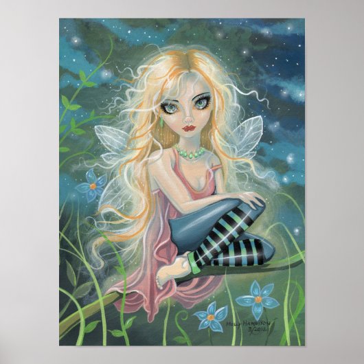 Mystieke Fantasy Feeënkunst Poster (Voorkant)
