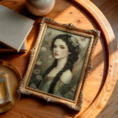 Mystieke fee met bloemkroon en vlinders tissuepapier