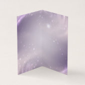 Mystieke fee met paarse roos | Dankkaart Kaart (Binnen)