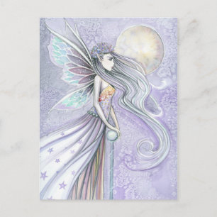 Mystieke Fee Postkaart door Molly Harrison