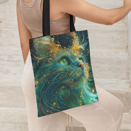 Mystieke Feline Tote Bag