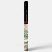 Mystieke figuur in groene golven Case-Mate iPhone case (Achterkant / Links)