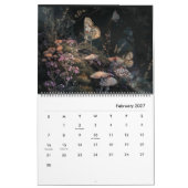Mystieke Forest CottageCore Kalender (Feb 2027)