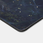 Mystieke Forest Desk Mat met Eekhoorn & Paddenstoe (Hoek)