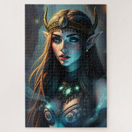 Mystieke Forest Elf Jigsaw puzzel