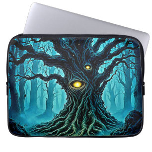 Mystieke Forest Eye Tree Art Laptop Sleeve