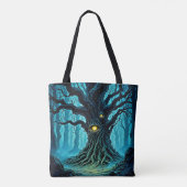 Mystieke Forest Eye Tree Art Tote Bag (Achterkant)