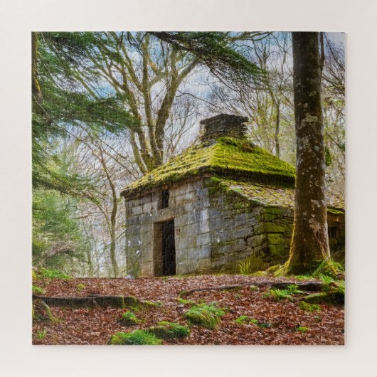 Mystieke Forest Retreat Legpuzzel (Verticaal)
