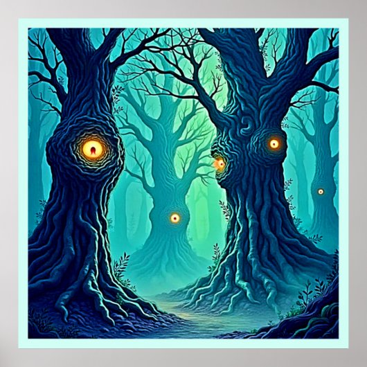 Mystieke Forest Watchers Poster (Voorkant)