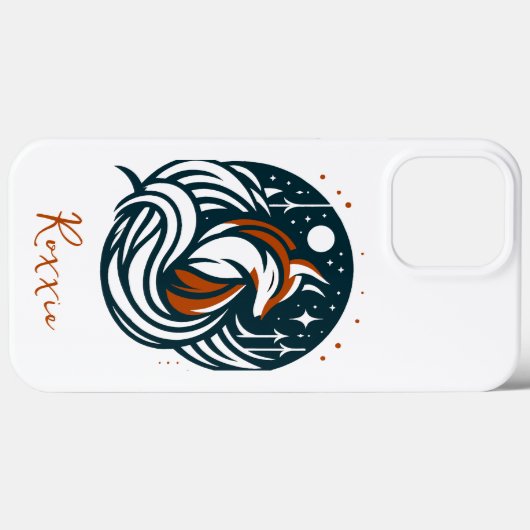 Mystieke Fox iPhone Case (Achterkant (horizontaal))