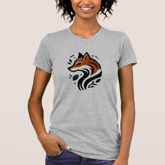 Mystieke Fox T-shirt voor dames (Voorkant)
