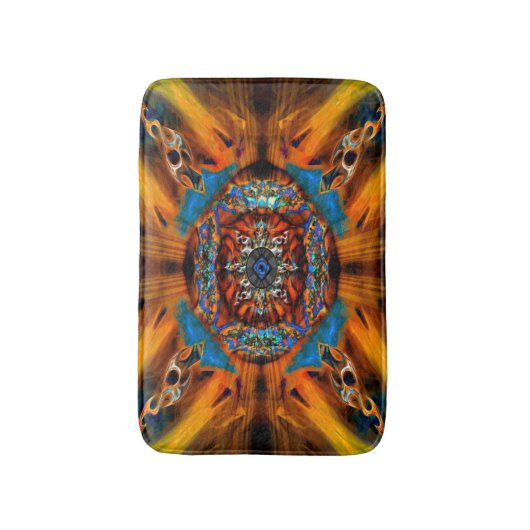 Mystieke fractal badmat (Voorkant Verticaal)