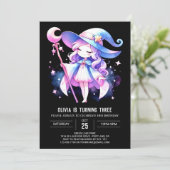 Mystieke Fun Wizard Verjaardag Kaart (Staand voorkant)