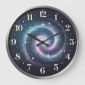 Mystieke Galaxy Clock Grote Klok (Voorkant)