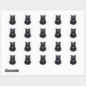 Mystieke Galaxy Kat Sticker (Vel)