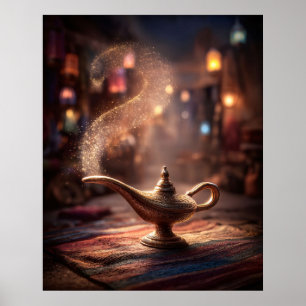Mystieke Geestenlamp Poster