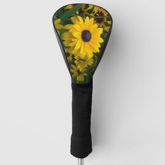 Mystieke Gele Bloem Golfheadcover (Voorkant)