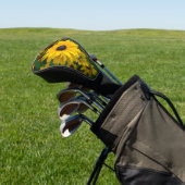 Mystieke Gele Bloem Golfheadcover (Insitu)