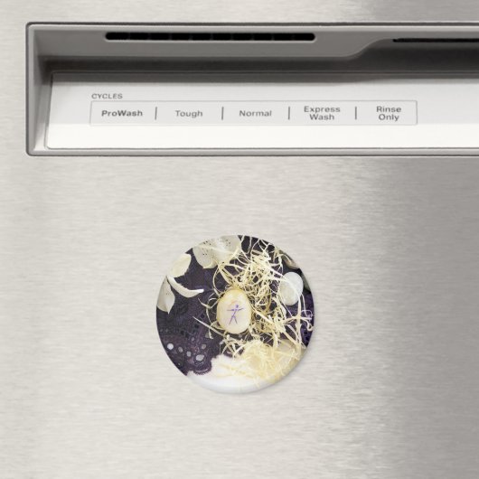 Mystieke gelukkige koelkastmagneet magneet (Insitu (Vaatwasser))