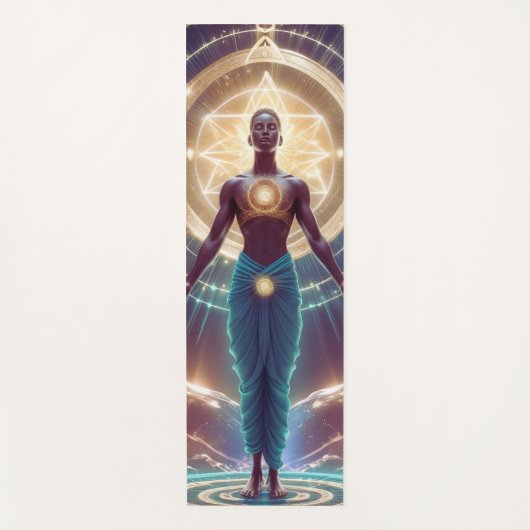 Mystieke geometrie - Radiantie van de ziel Yogamat (Voorkant)