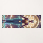 Mystieke geometrie - Radiantie van de ziel Yogamat (Voorkant (horizontaal))