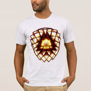 Mystieke geometrische ornament t-shirt