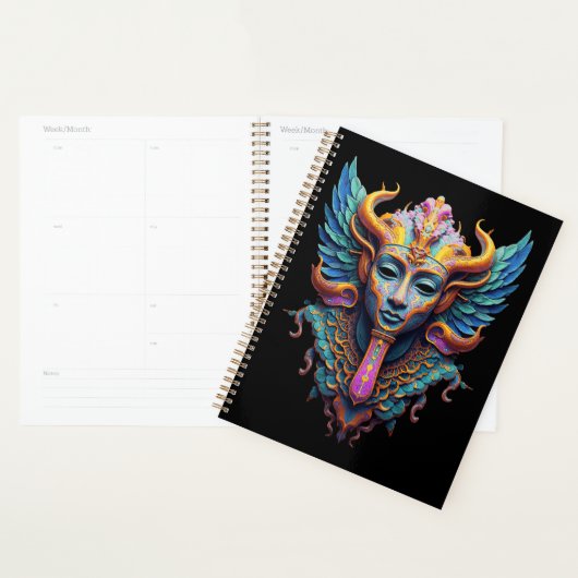 Mystieke gevleugelde godheid planner (Display)