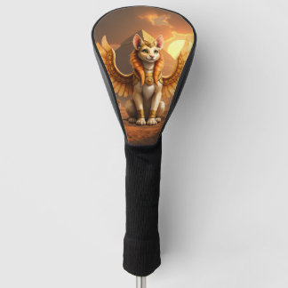 Mystieke gevleugelde kat Sphinx - Egyptische fanta Golfheadcover