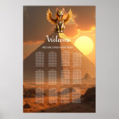 Mystieke gevleugelde kat Sphinx - Egyptische fanta Poster (Voorkant)
