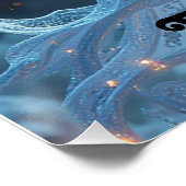 Mystieke gevleugelde lucht Nymph poster (Hoek)