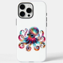 Mystieke gloeiende octopus iPhone 16 pro max hoesje