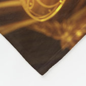 Mystieke godin van het licht met stralende sprookj fleece deken (Hoek)