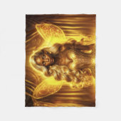 Mystieke godin van het licht met stralende sprookj fleece deken (Voorkant)