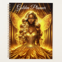 Mystieke godin van het licht met stralende sprookj planner