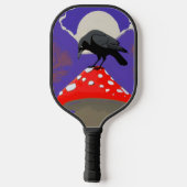🎾Mystieke Gothische Raaf Pickleball Paddle (Achterkant)