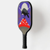 🎾Mystieke Gothische Raaf Pickleball Paddle (Links)