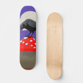 Mystieke Gothische Raaf Skateboard (Voorkant)