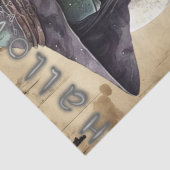 mystieke gotische heks tissuepapier (Detail)
