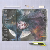 mystieke gotische heks tissuepapier (Craft)