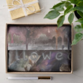 mystieke gotische heks tissuepapier (Geschenk)