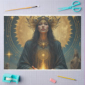 Mystieke Gouden Godin Tissuepapier (Craft)