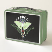 Mystieke Groene Etherische Maanvlinder Hemels (Achterkant)