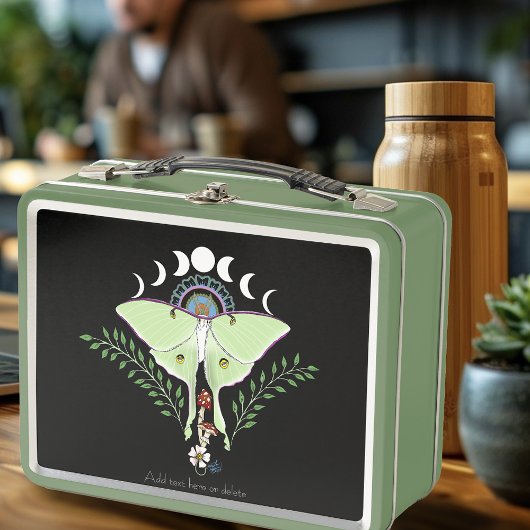 Mystieke Groene Etherische Maanvlinder Hemels