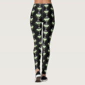 Mystieke Groene Etherische Maanvlinder Hemels Leggings (Achterkant)