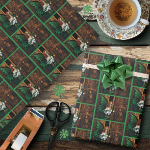 Mystieke Groene Keltische Fee Geheime Wachtwoord I Cadeaupapier