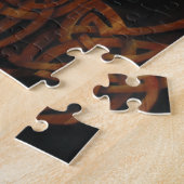 Mystieke Groene Keltische Fee Geheime Wachtwoord I Legpuzzel (Zijkant)